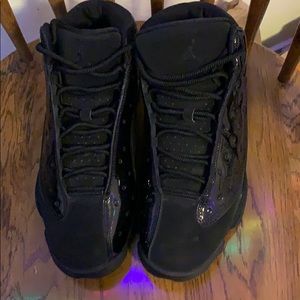 Jordan 13 all black. Size 10.5